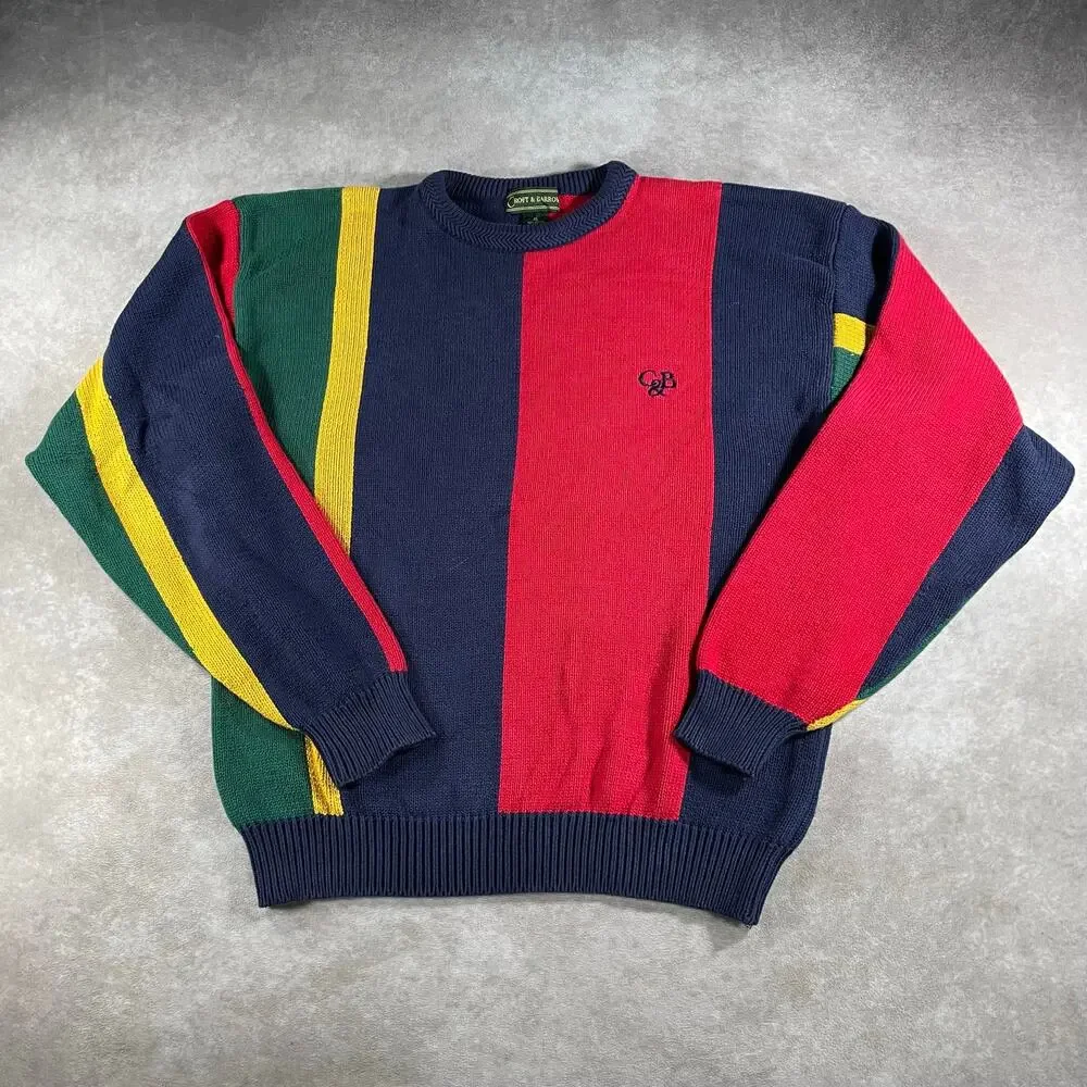 90’s Croft & Barrow Multicolor Soft Pullover Knit Sweater XL
